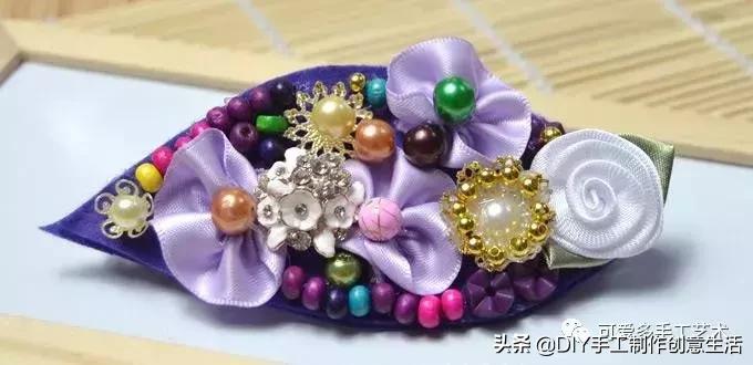 丝带做花带,做花带的教程