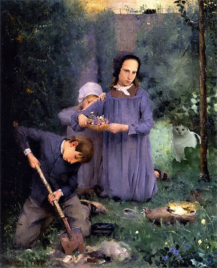 当名画遇上猫咪，是锦上添花还是画风突变？