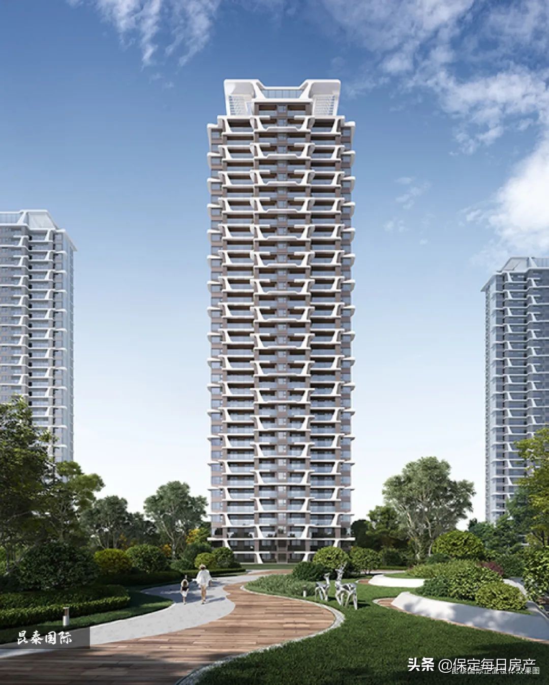 保定昆泰国际效果图,保定昆泰国际进展