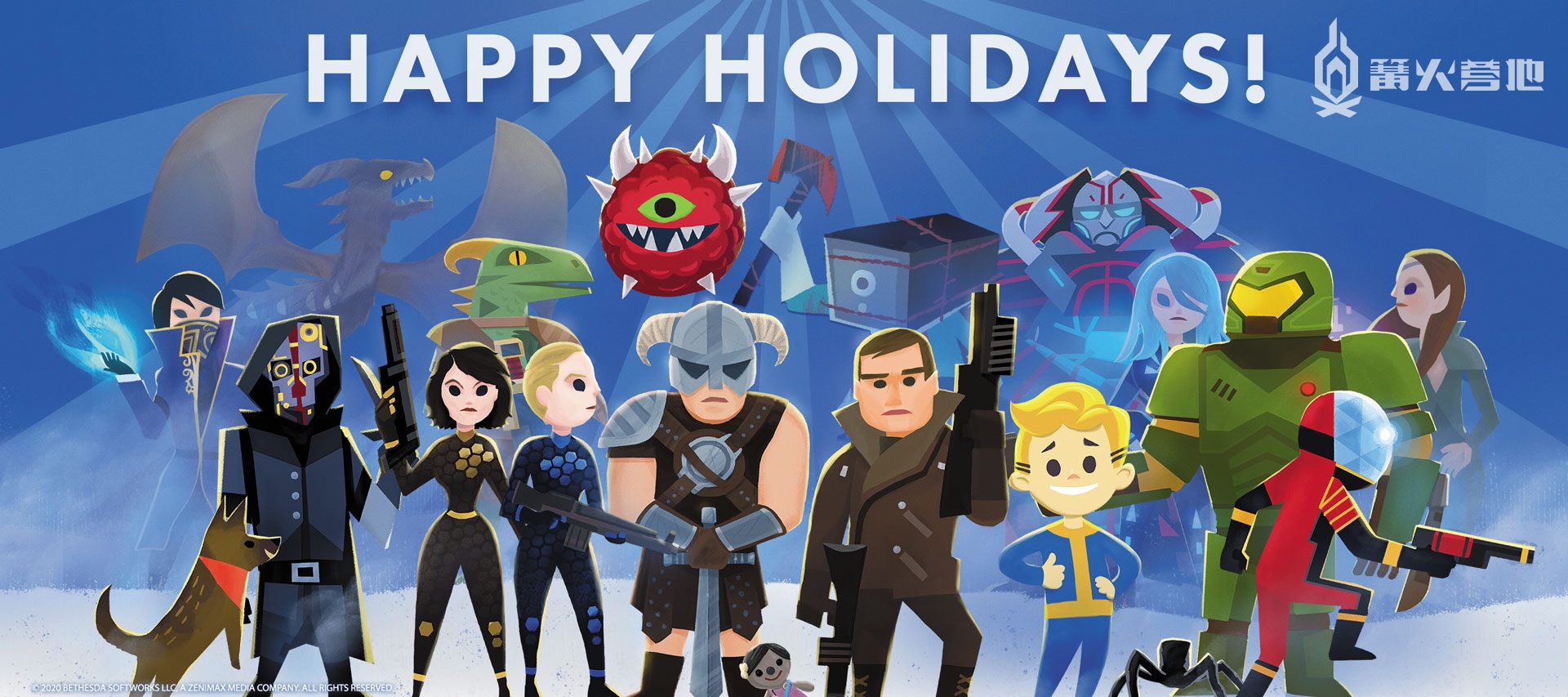 所有游戏的新年祝福,各大游戏贺年图