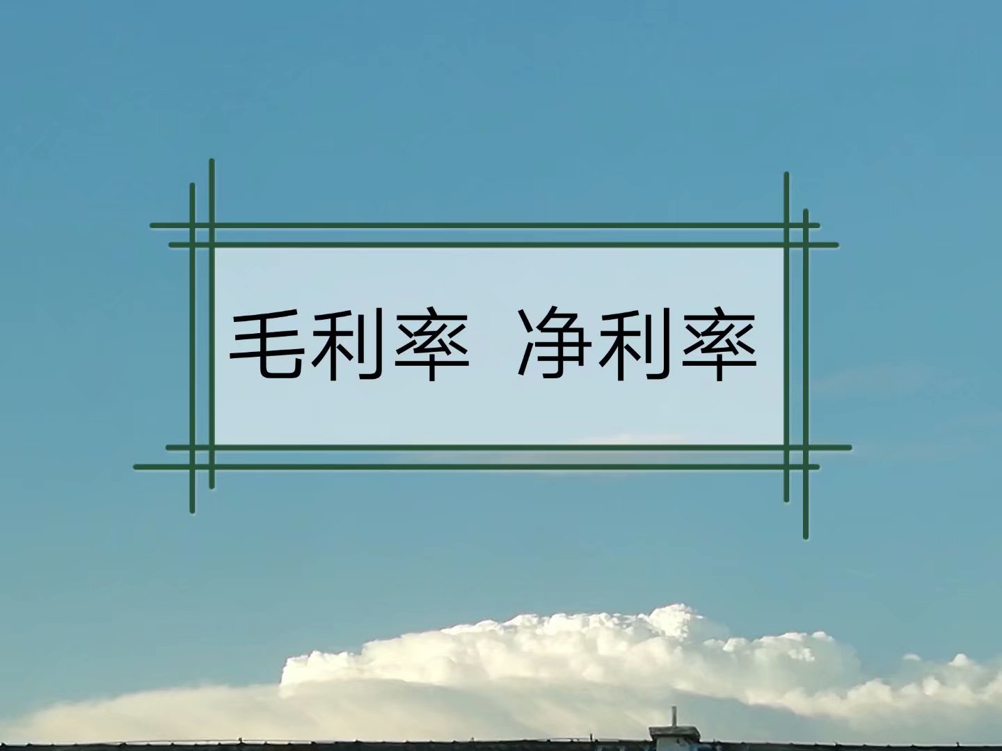 股票投资利润率分析公式,股票盈利指标分析实验心得