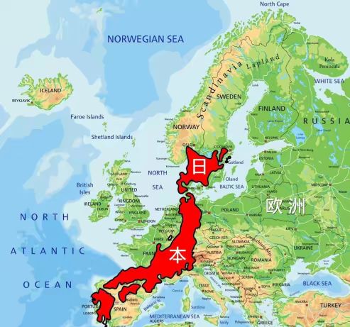 日本比哪些国家小,日本的世界到底有多小