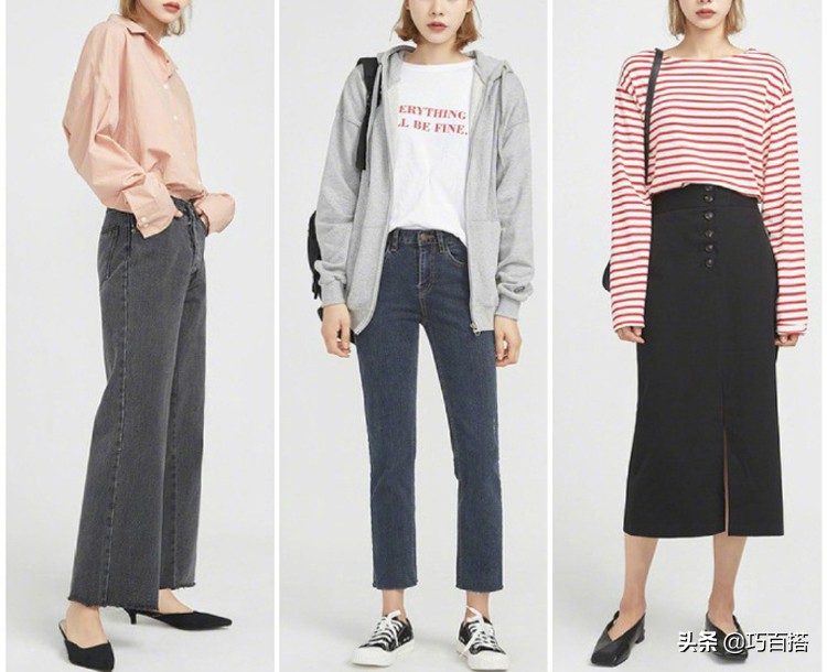 日常穿搭该怎么配色,18套清爽的休闲风穿搭
