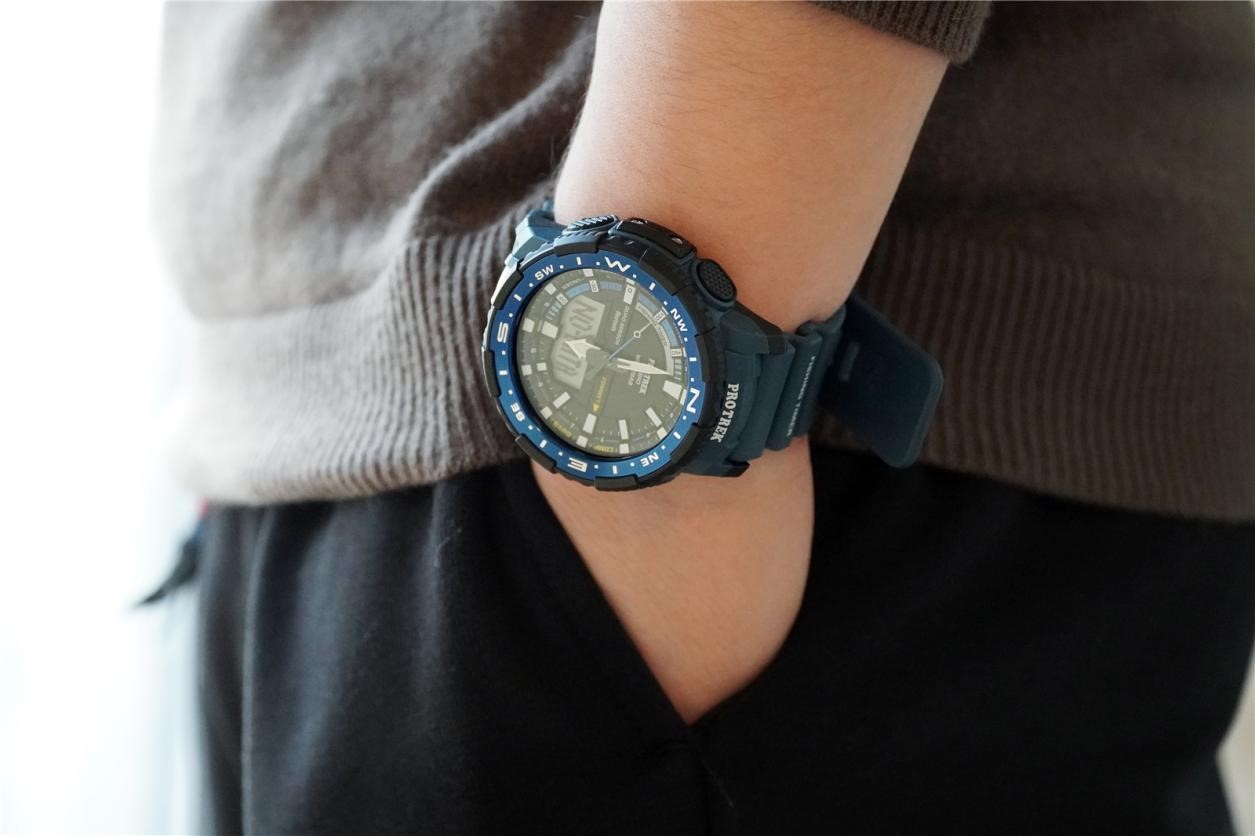 卡西欧protrek三重感应登山表prw-3500,卡西欧multibandprotrek