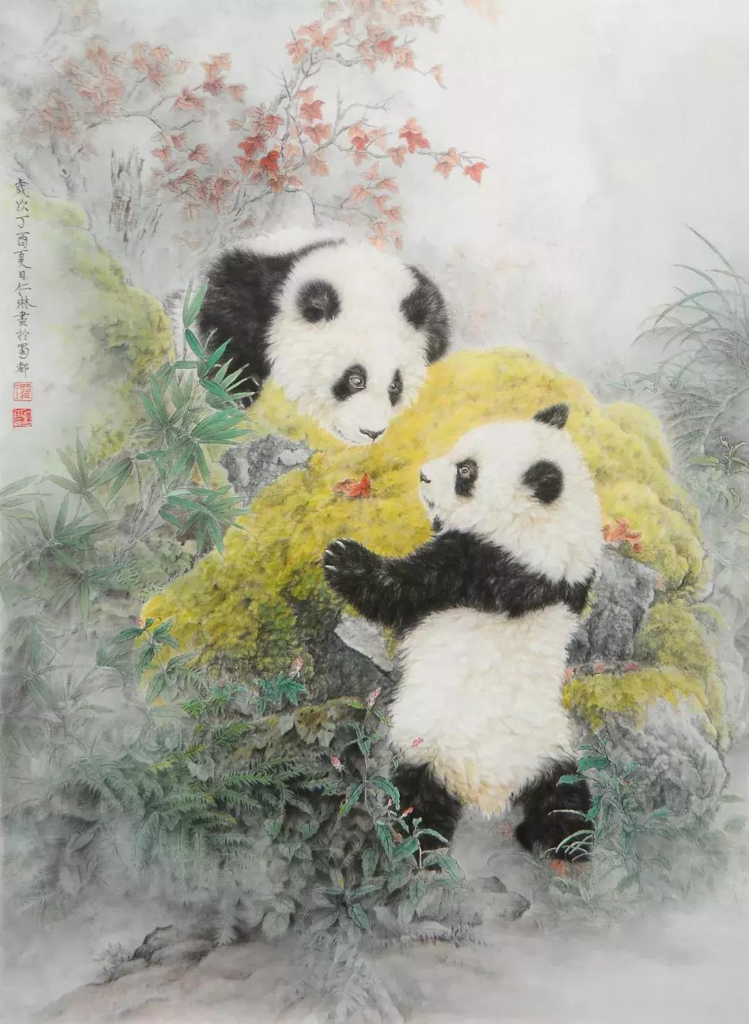 画100种可爱小萌物熊猫,怎么画熊猫简单又可爱