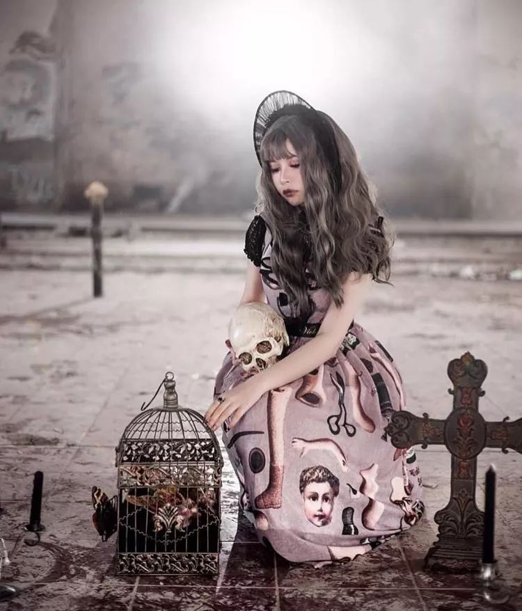 洛丽塔复古洋装,法式洋装洛丽塔