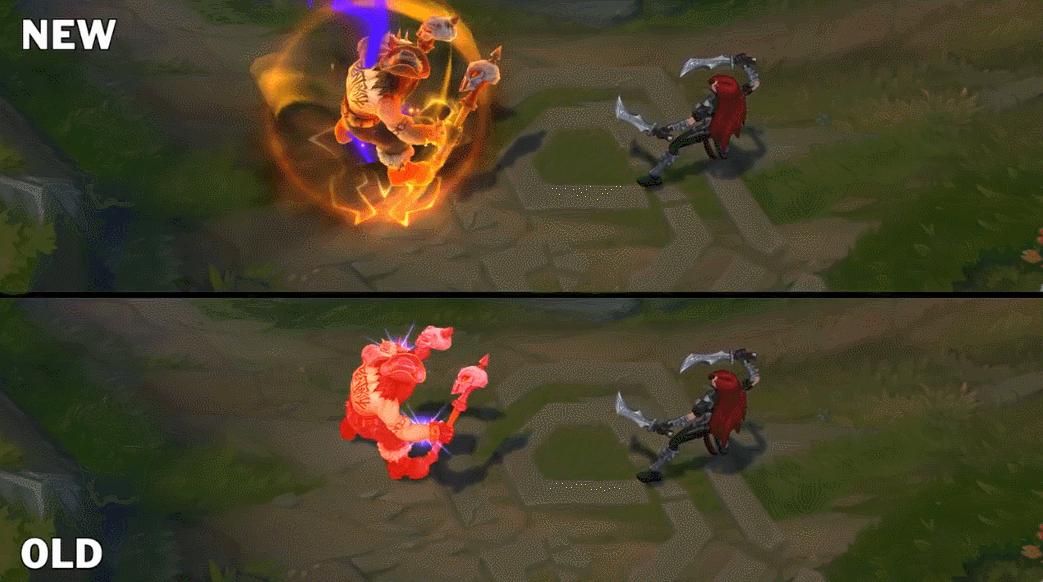 lol奥拉夫皮肤手感排行手游,lol奥拉夫冰河时代皮肤有特效吗