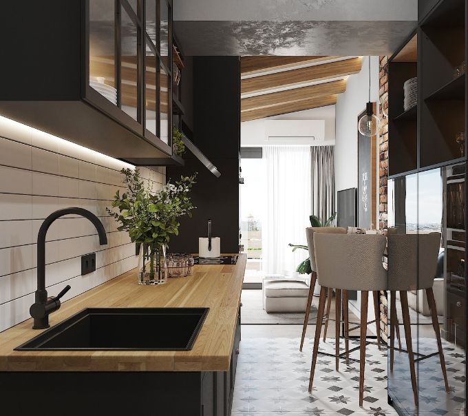 无把手橱柜好看吗,无把手橱柜柜门做法