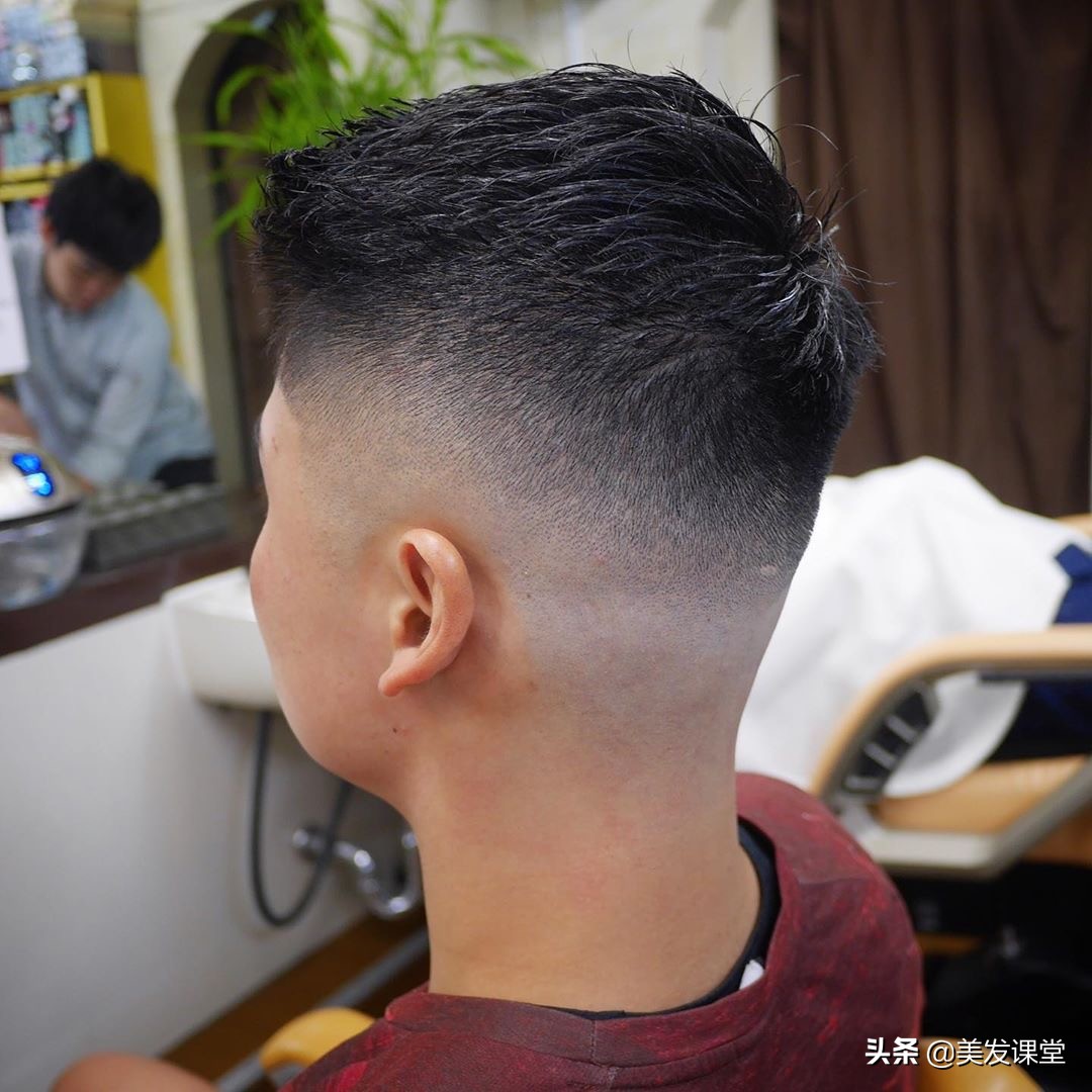 渐变铲青理发视频教程,渐变铲青