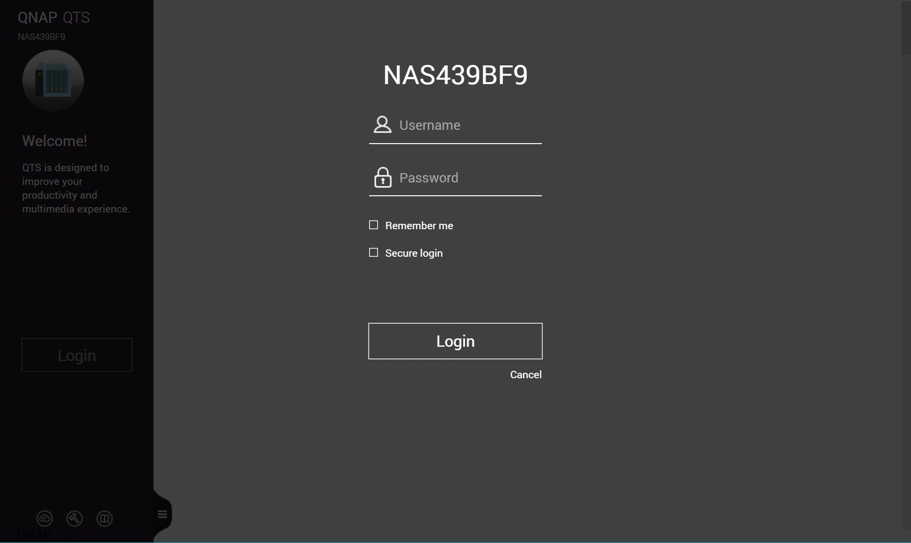 qnap威联通忘记密码,qnap威联通系统无法正确解析
