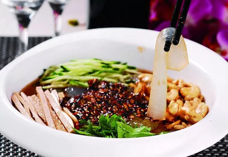 家乡美食正宗浑源凉粉纯手工制作,浑源凉粉的做法视频播放