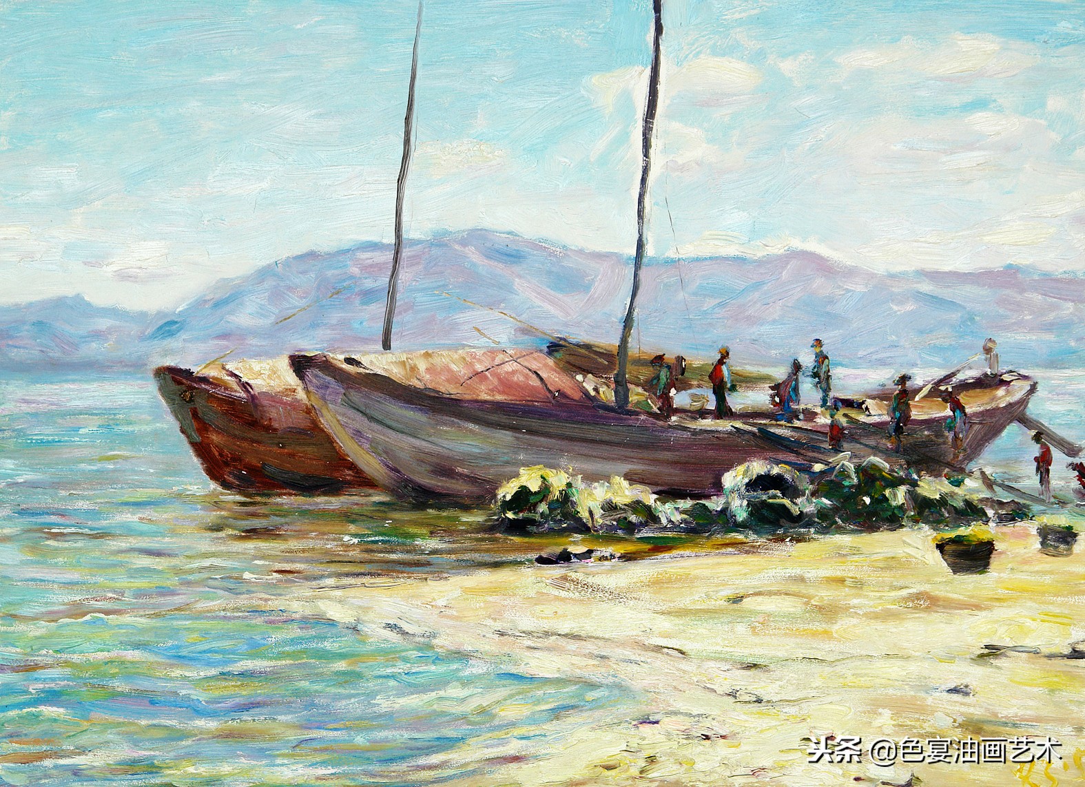 俄罗斯油画大师风景油画教程视频,油画大师油画风景创作教学视频