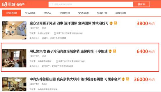 北京58同城租房,最近有配租的北京公租房子信息