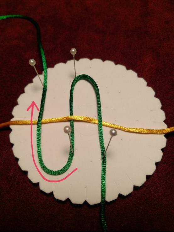 玉米结手链编法简单,圆形玉米结手链快速编法