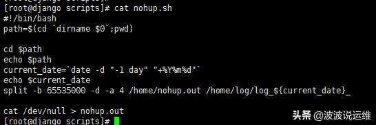 面试官：如何有效处理nohup日志输出过大问题？