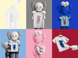 优衣库与kaws联名t恤,优衣库与kaws联名的t恤