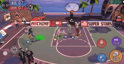 热血街篮中的连招辅助怎么用,热血街篮技巧