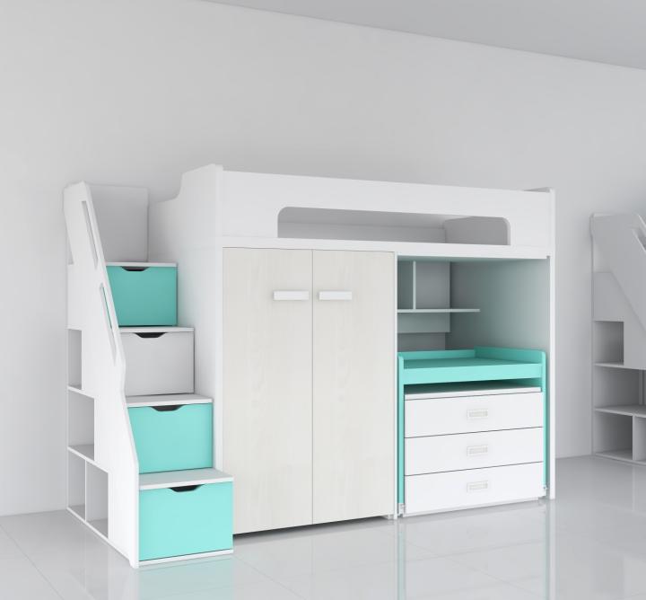 实用上下床设计,上下床好看的样式