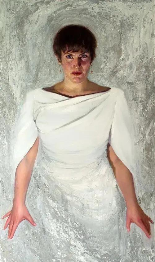 半成品看上去也如此精彩：美国画家路易斯的肖像作品