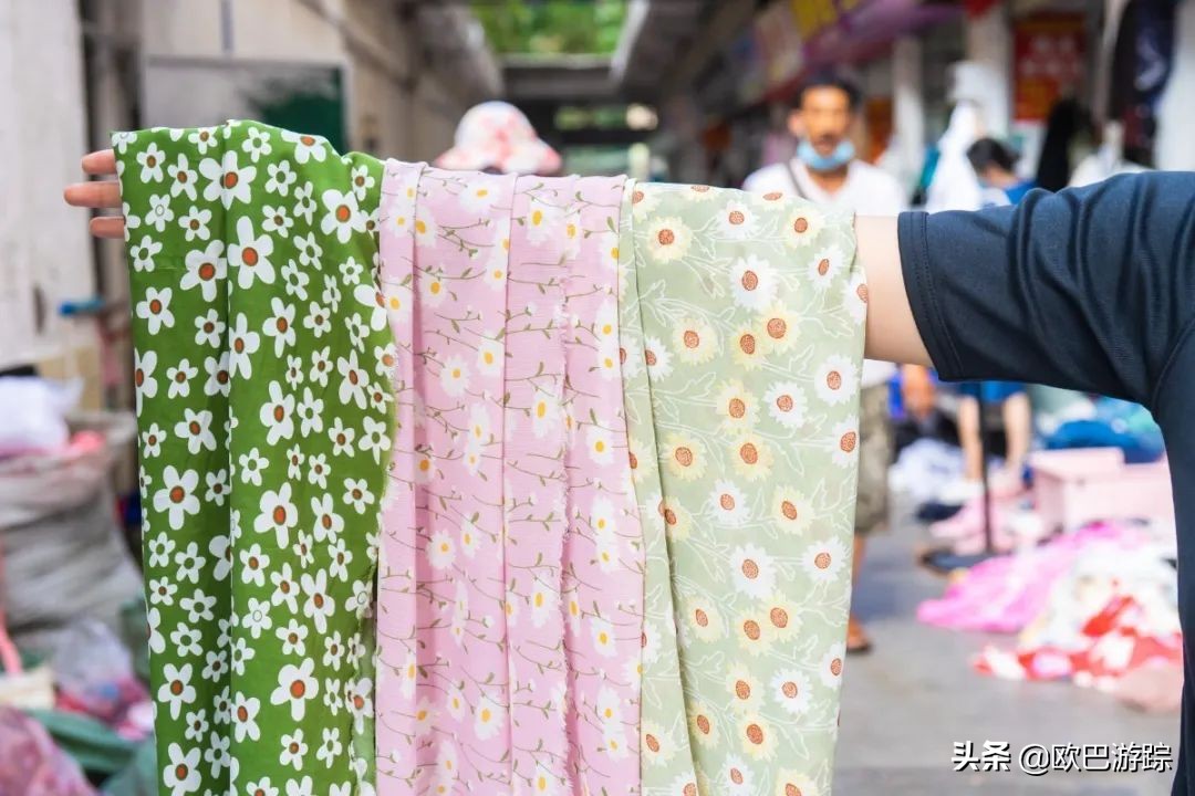实探广州中大布料市场,揭秘广州中大布匹市场