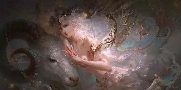 他的手绘原画太牛了,笔下美*欲人**欲飘仙,色调与笔感美煞无数网友