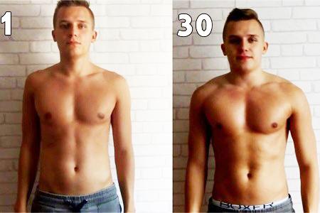 一个练肩的黄金动作,每天100个俯卧撑100个深蹲能增肌