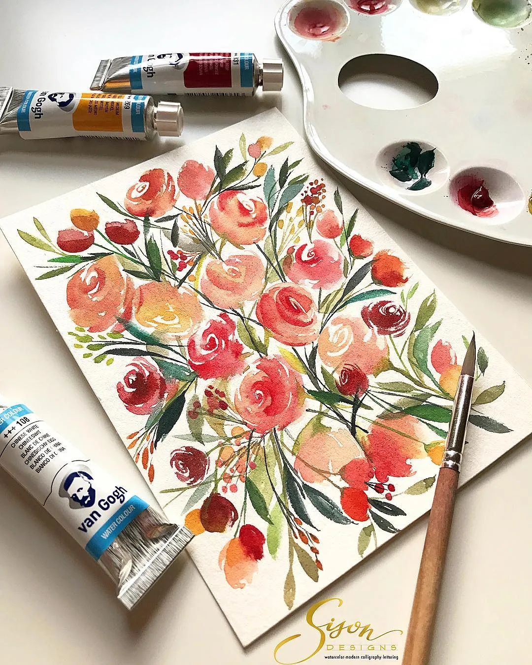 水彩手帐简单教程,水彩笔就能搞定的手账