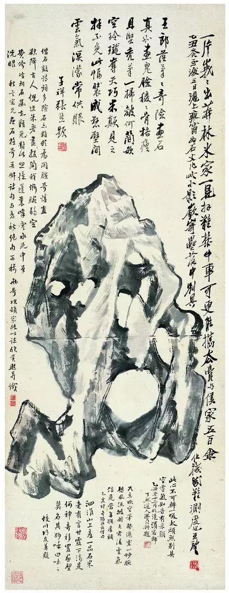 潘天寿100幅花鸟画欣赏,潘天寿花鸟画构图法