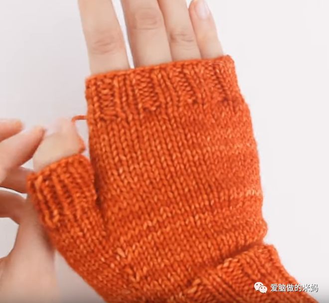 两岁宝宝手套棒针编织,毛线钩针编织半截护腕手套