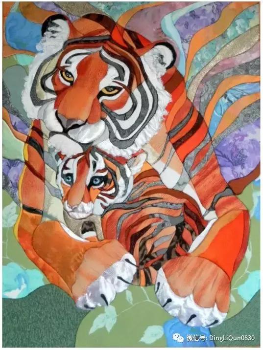 褶皱布画diy教程,布艺褶皱画