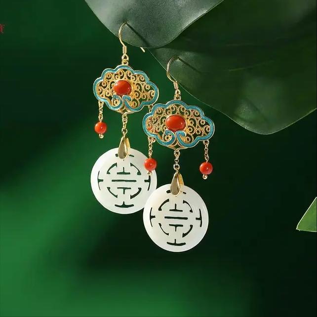 复古风从来没有消失过，古代耳饰鉴赏，精美经典的款式简直美翻天