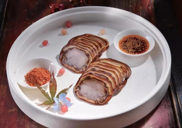 冷菜菜品创新造型菜,冷菜风味玉女瓜菜品