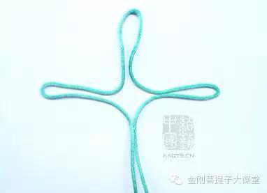 双线弹力绳金刚手串收尾打结图解,手串弹力绳打结方法视频教程全集