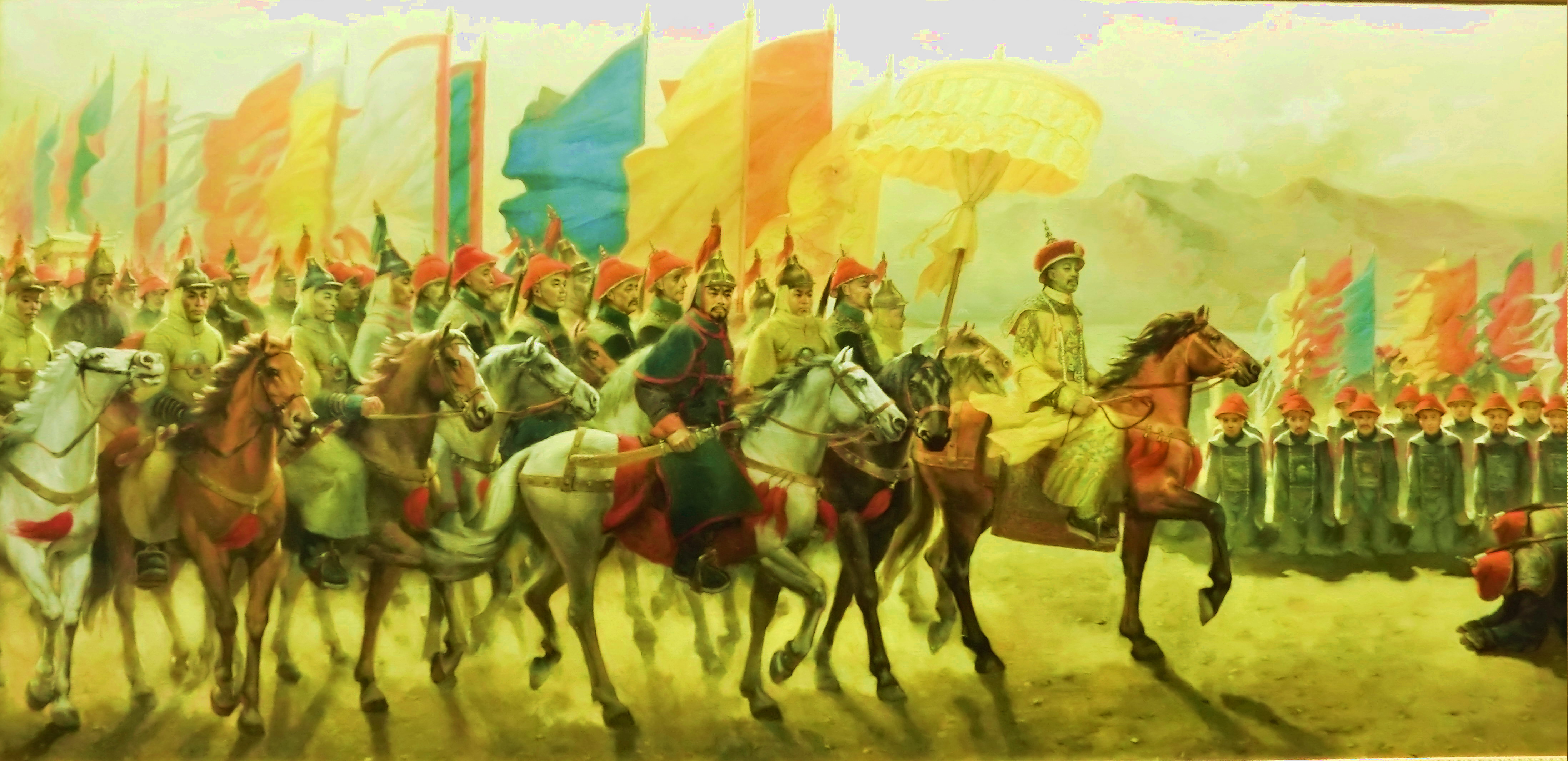 康熙一生巡访几次,康熙帝三次亲征的路线