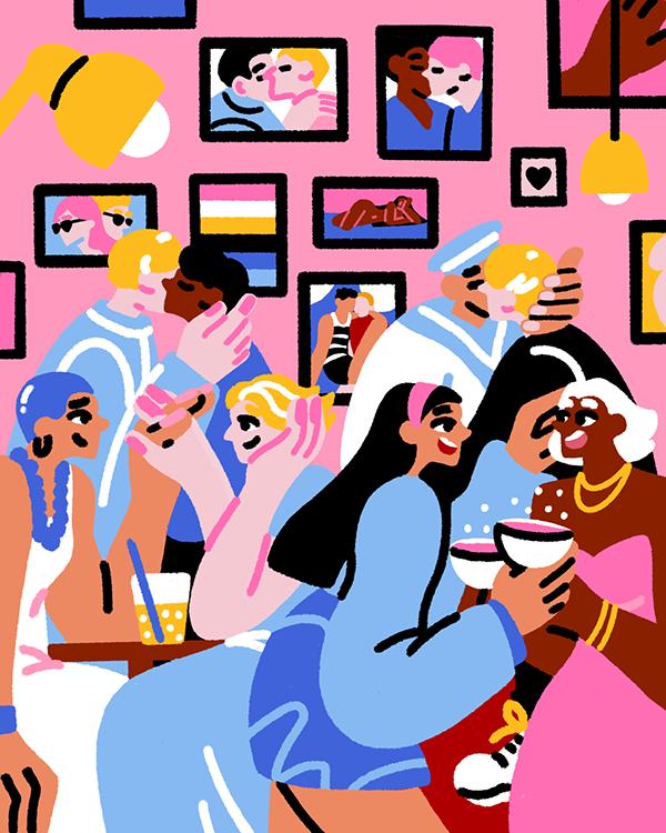 匈牙利插画师gabibaracsi,德国插画师sylvia