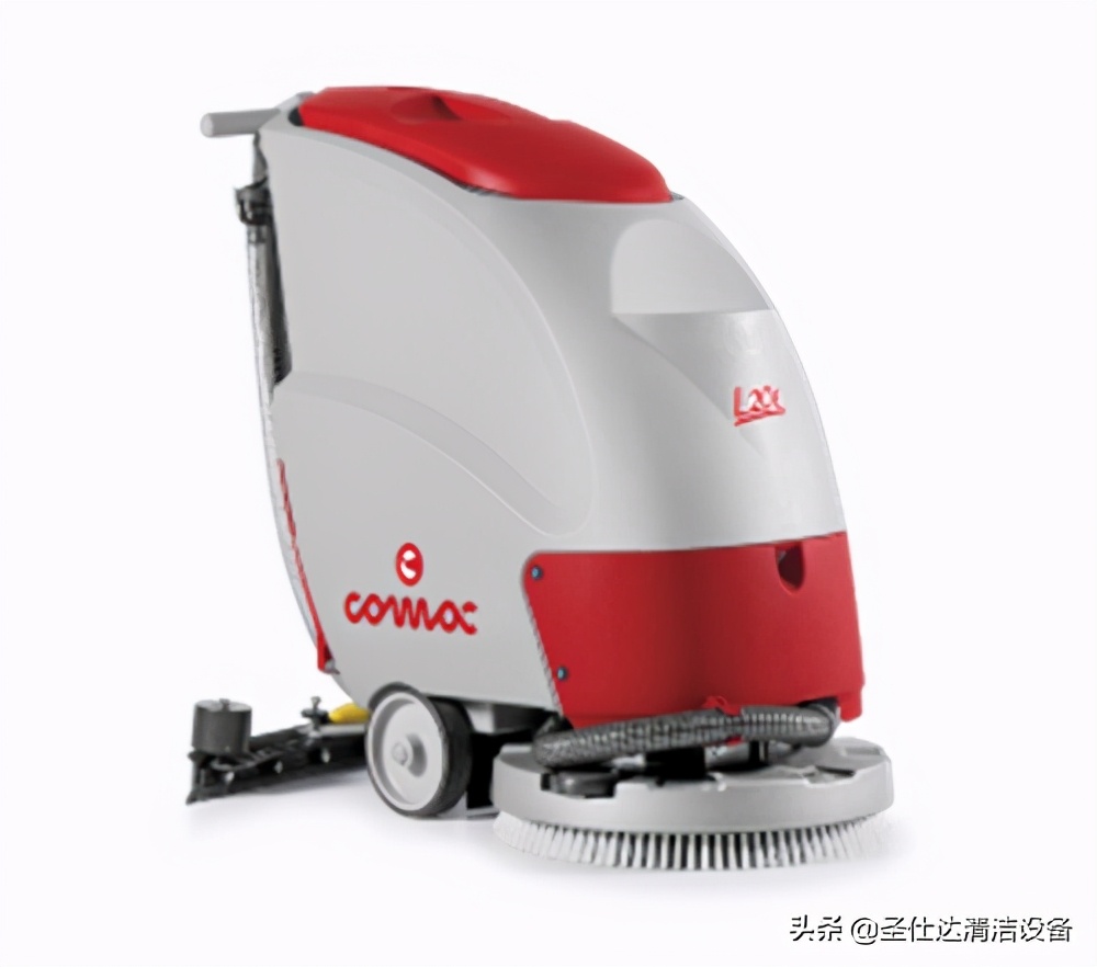 沈阳comac洗地机，写字楼保洁设备L20B,电瓶式手推刷地