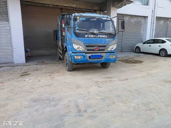 蓝牌福田国六自卸车最新款,福田3.8米二手自卸车蓝牌