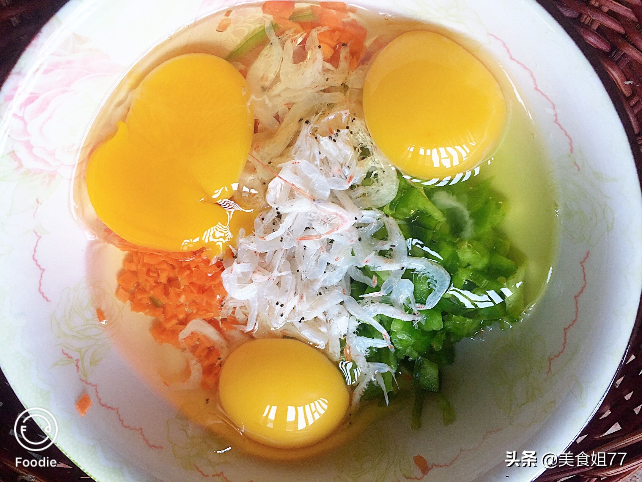 3个鸡蛋一盘菜,3个鸡蛋6个虾