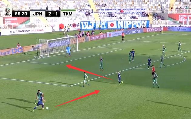 下半场控球教学,下半场日本队