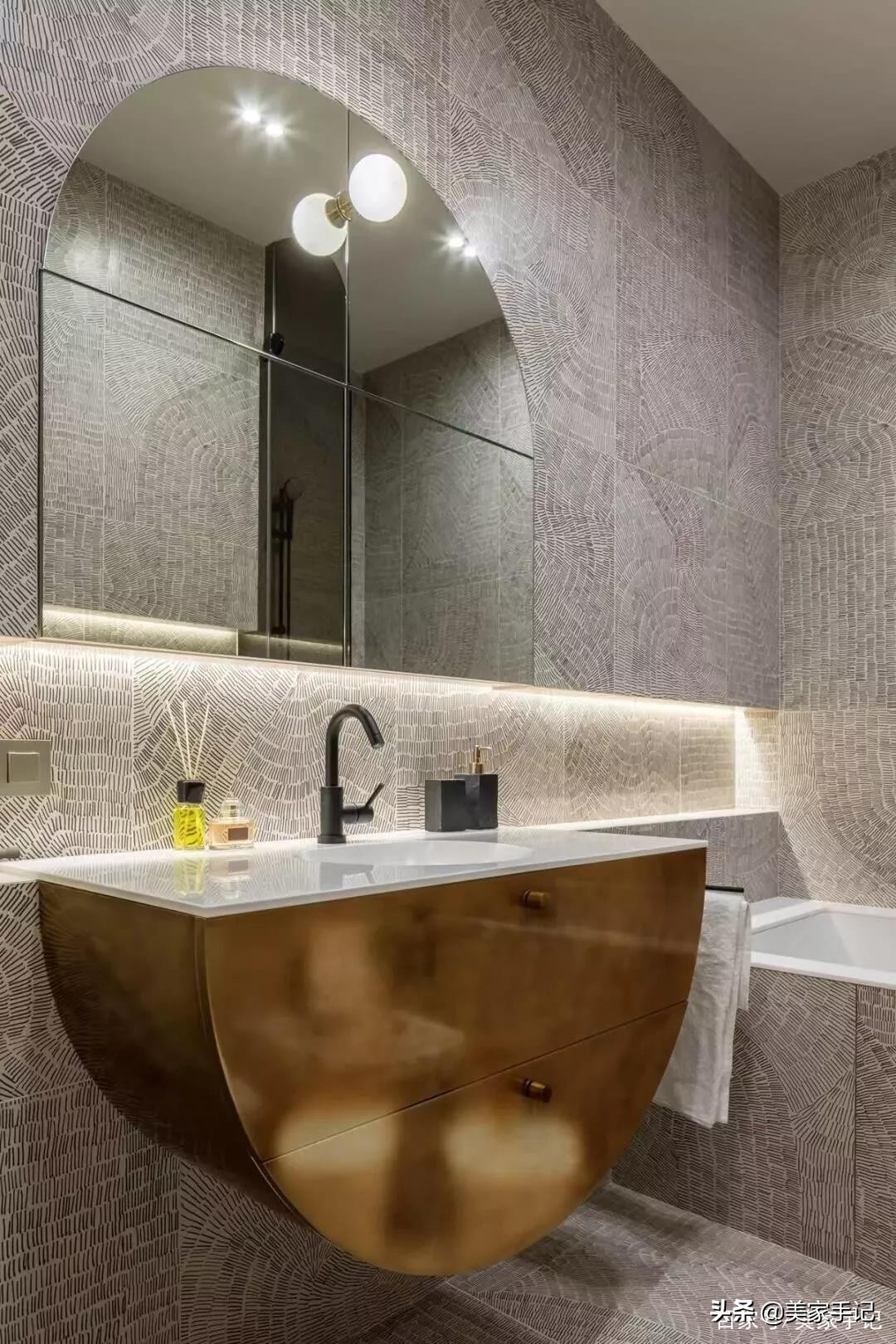 洗漱台布局风格推荐,洗漱台简约风格