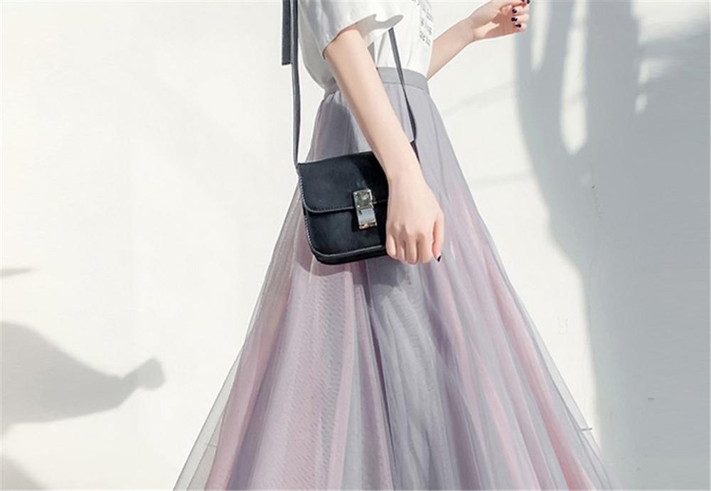 方领仙气网纱蕾丝裙超大摆连衣裙,网纱裙仙气柔软