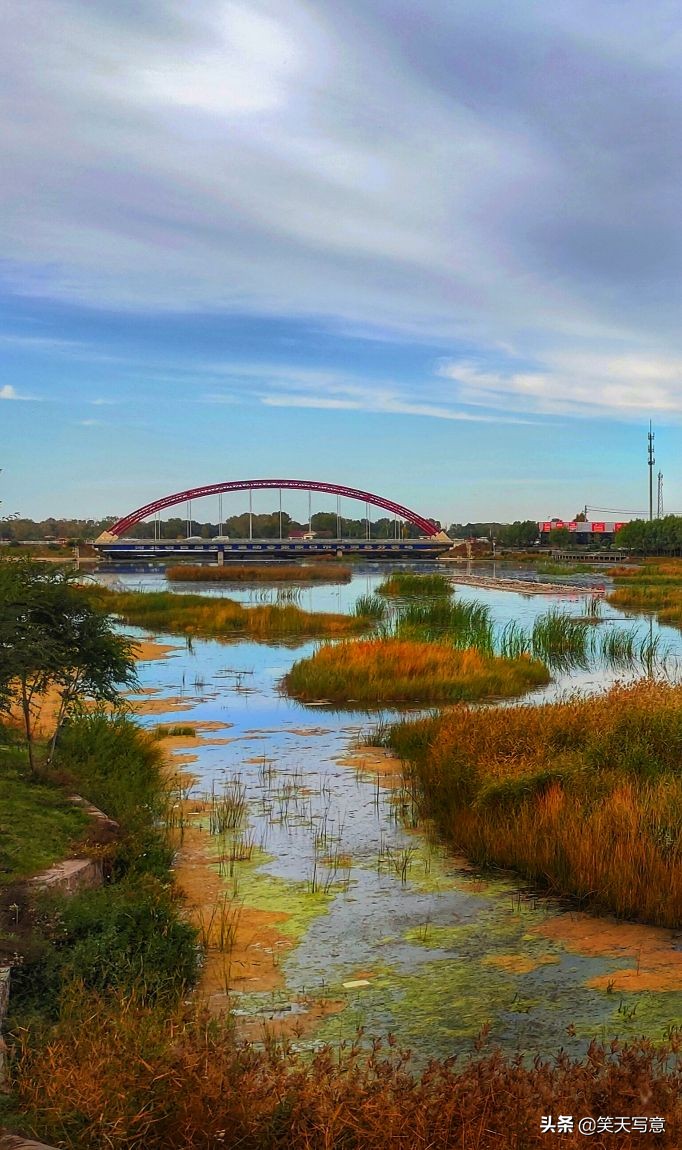 丰宁坝上大滩镇闪电湖,陶醉在秋季