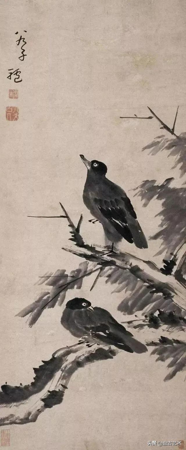 画出艺术家人生大寂寞的国画艺术作品——盘古油画艺术