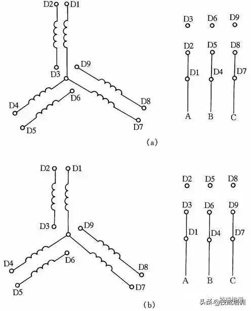 变压器和交流接触器的接线方法,三相电机接触器加继电器接线图