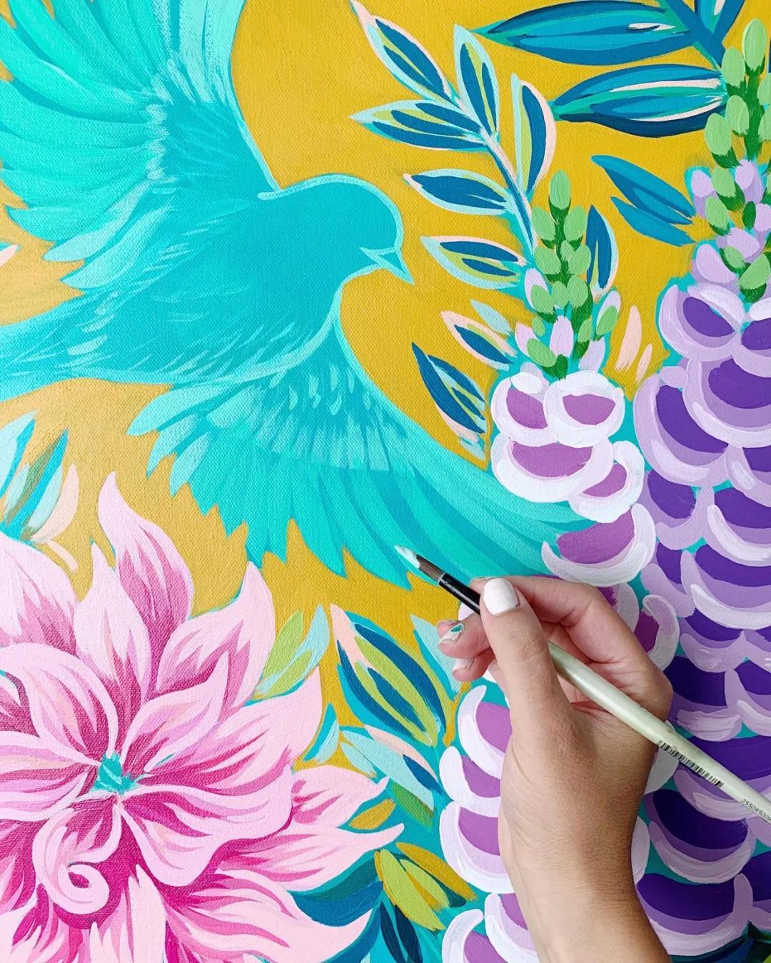 丙烯平涂的正确方法图解,丙烯大面积平涂墙面技巧