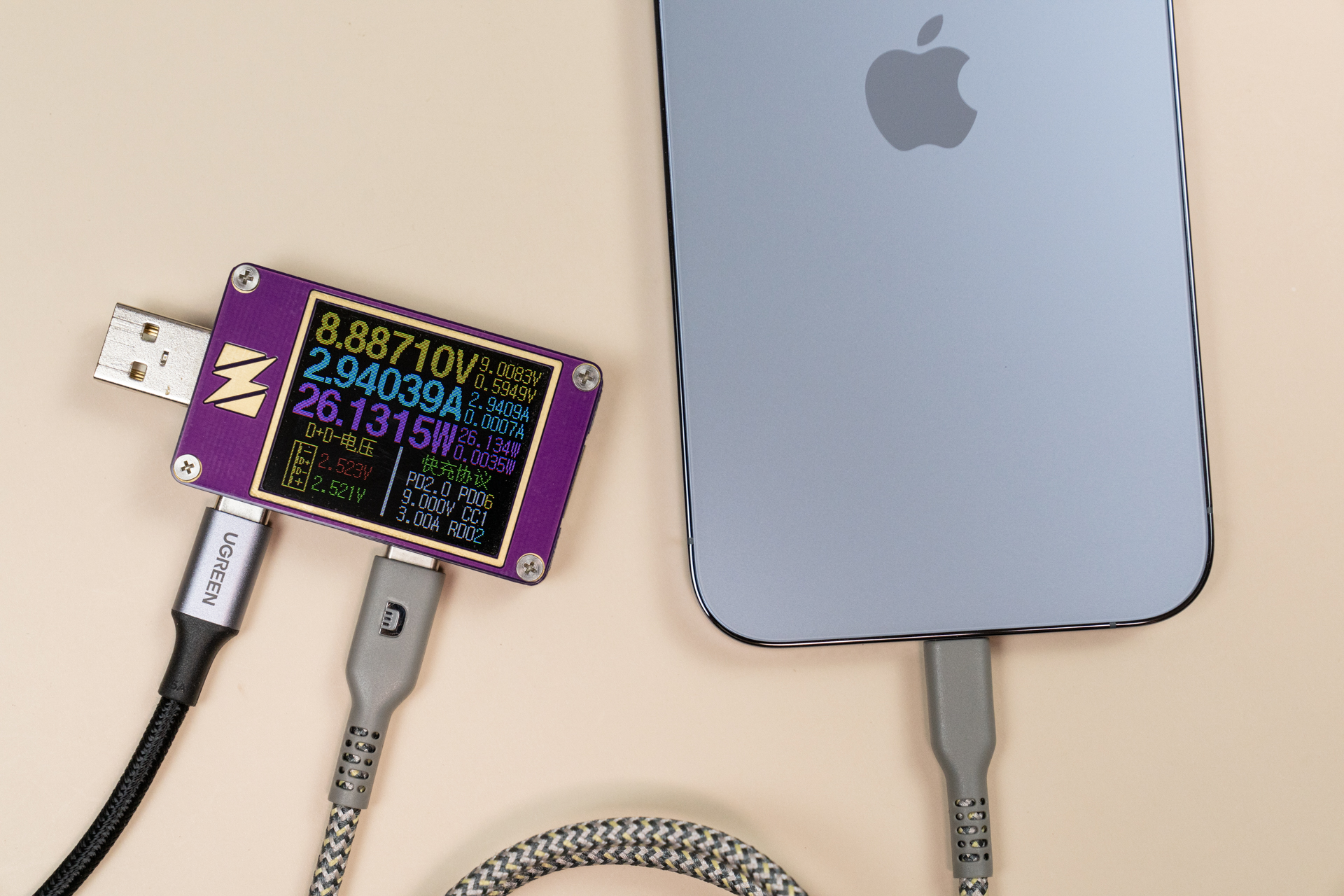 绿联30W氮化镓快速充电器,绿联闪充湃氮化镓充电器45瓦测评