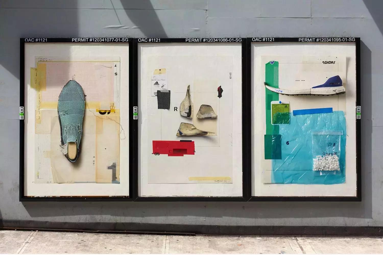 阿迪达斯经典海报,阿迪达斯扔垃圾堆