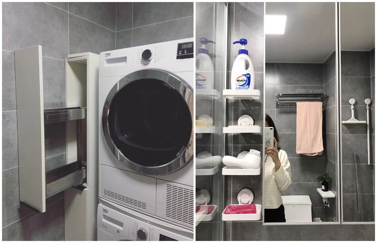 拯救小卫生间的10个设计,几个绝妙小设计拯救脏乱差卫生间