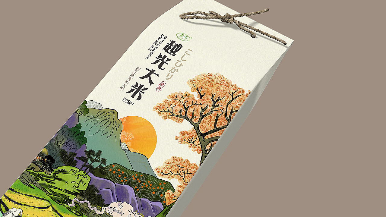 高端大气的大米包装,最高档的大米包装