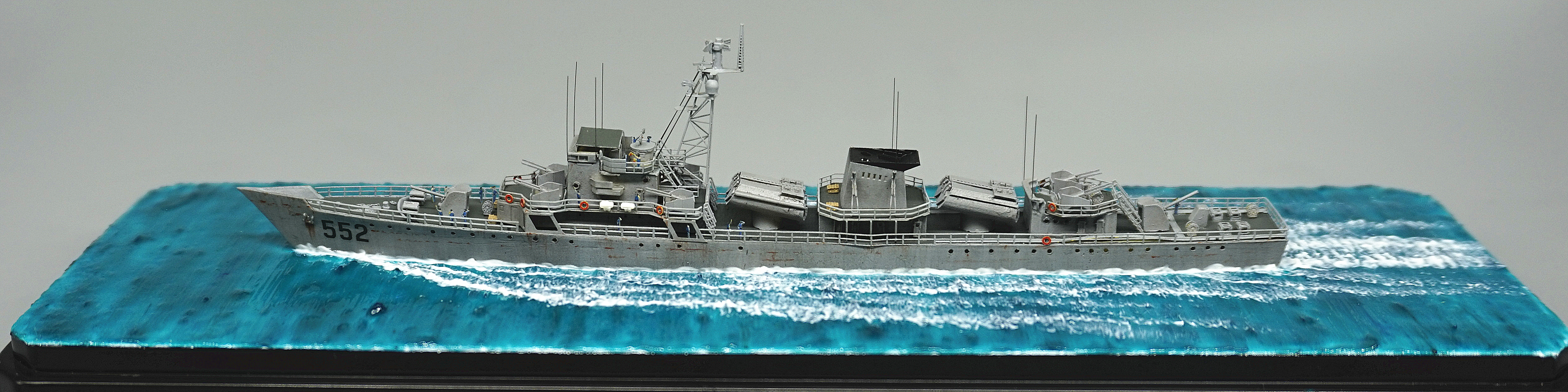 「手工船模」1/700宜宾号导弹护卫舰制作小记